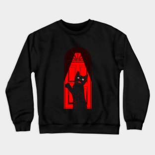 Burglar Cat Crewneck Sweatshirt